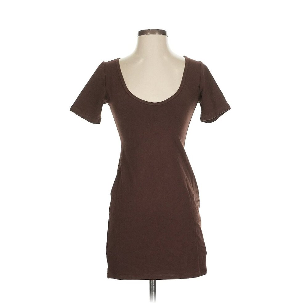 NWT Reformation Organic Cotton Brown Bodycon Mini Dress – Size S